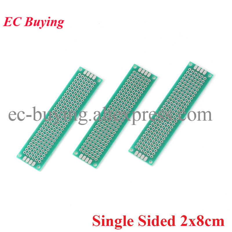 Pcb Prototyping Board - 10 шт./лот 2x8 см односторонний медный