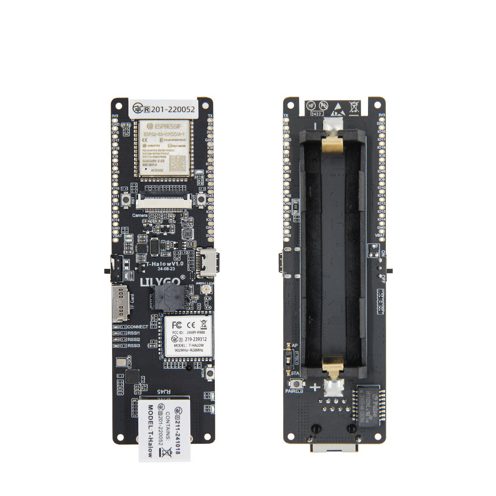 Esp32 Battery Holder Lipo - Плата разработки LILYGO T-Halow ESP32-S3 875M/915M/920M