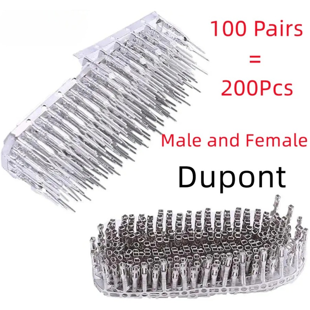 100 пар, разъем Dupont 2.54 Шт – обзор и цена Jumper Wire Kit
