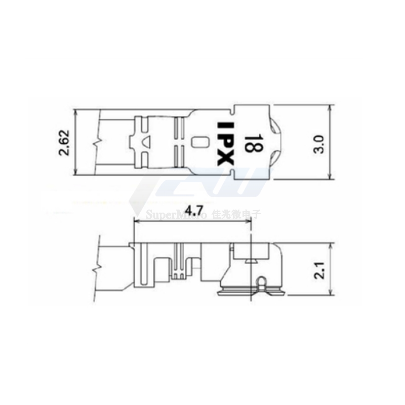 RF U.FL/IPX IPX1 UFL к RP-SMA- – обзор и цена Ipex Connector