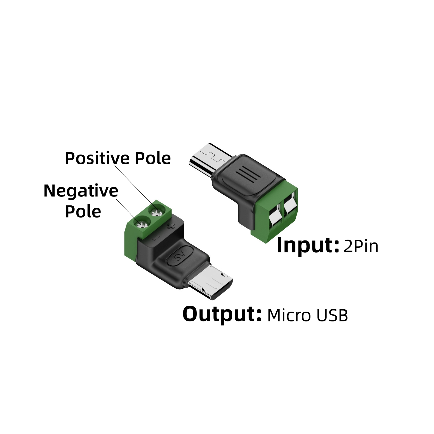 5 шт. 2-контактный адаптер с в – обзор и цена Screw Terminal Block