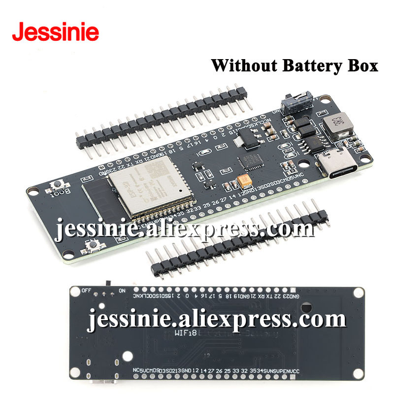 Плата разработки ESP32 с Wi-Fi – обзор и цена Esp32 Battery Holder Lipo