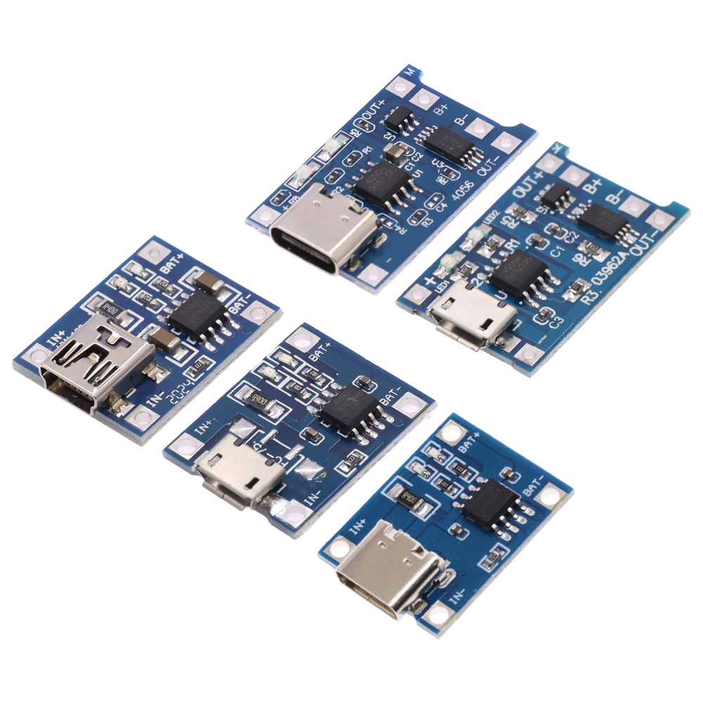 1/5/10 шт. Type-c/Micro/Mini U – обзор и цена Tp4056 Module