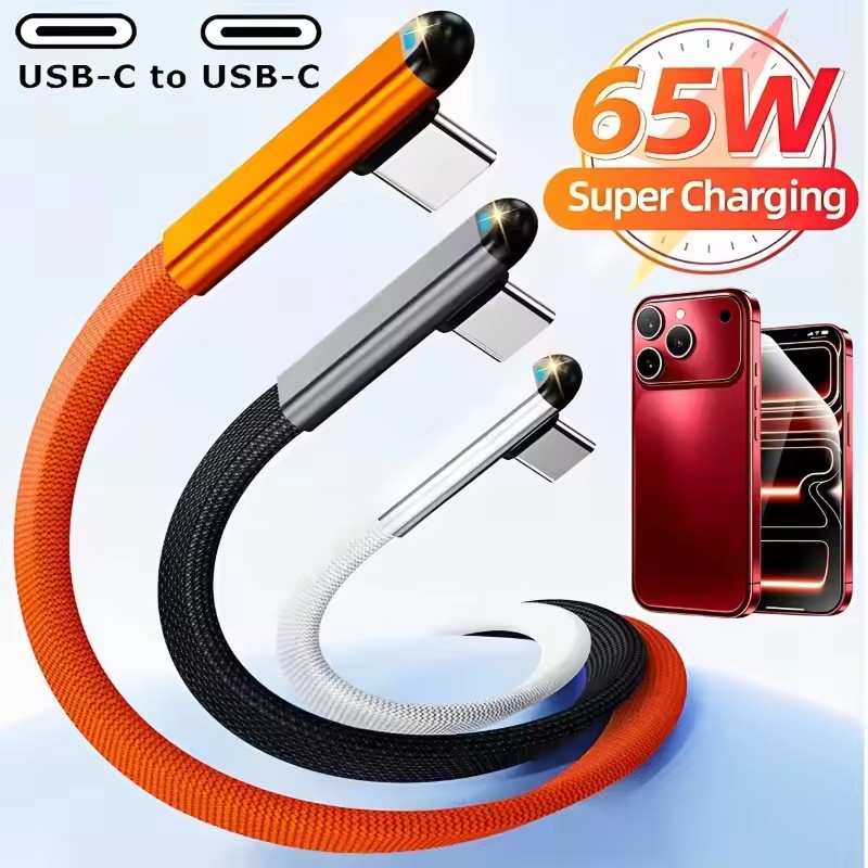 Кабель PD 65W Type C — Type C  – обзор и цена Usb C Cable