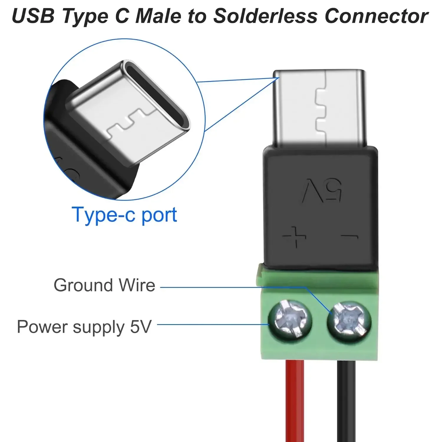 1-4 шт. безпаяный адаптер USB  – обзор и цена Screw Terminal Block