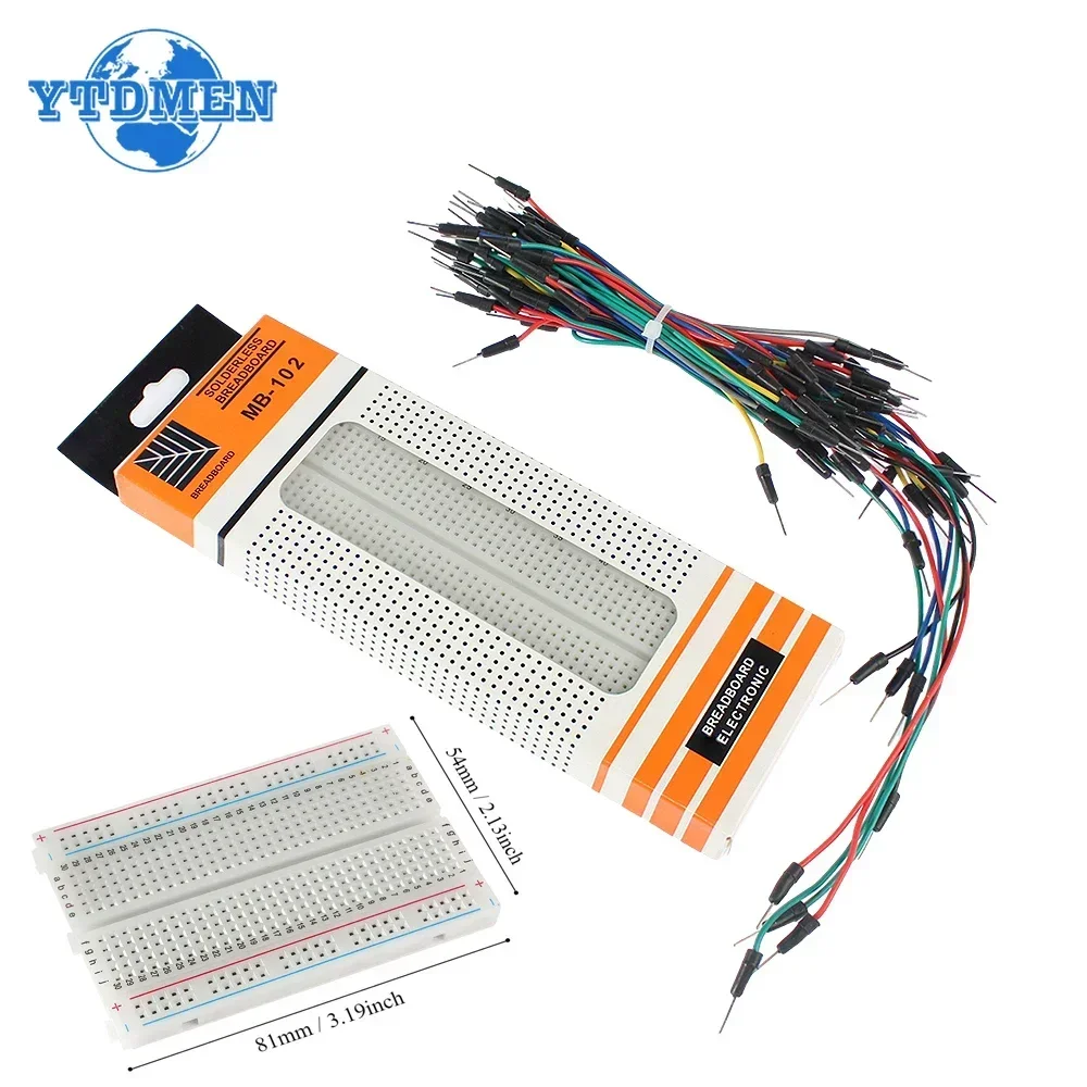 Макетная плата MB-102, 400, 83 – обзор и цена Breadboard 400 Point