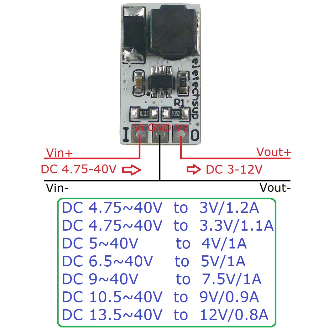 Комплект из 3 миниатюрных DC-D – обзор и цена Ams1117 Module